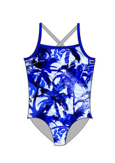 Girls Chlorine Proof PRINT One Piece  - Terrigal SLSC